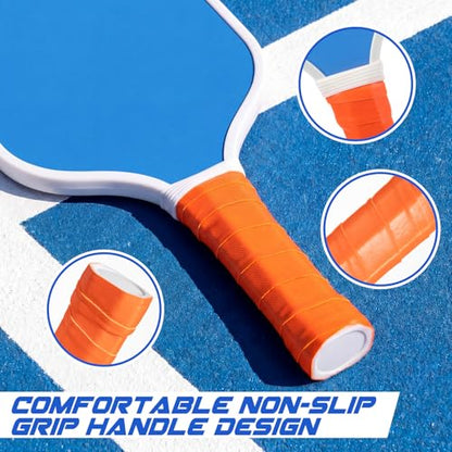 Wood Paddleball Racket Set PE Equipment for Elementary School Paddle Ball Racket with Non Slip Grip Physical Education Class Equipment for Men Women - size: Bright Solid