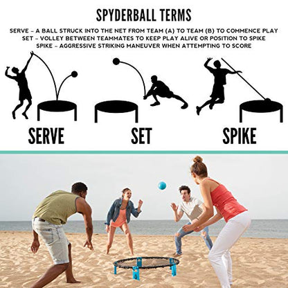 Franklin Sports Outdoor Game Sets – PicklePop + Spyderball – Includes Nets, Balls, Paddles + Carry Bags – Family Fun