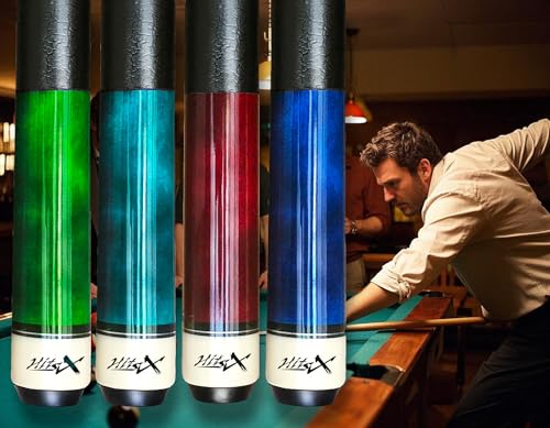 Tai ba cues Set of 4 Pool Cue Stick (19oz-20oz-), 13mm Tip, 58", Hardwood Canadian Maple Professional Billiard