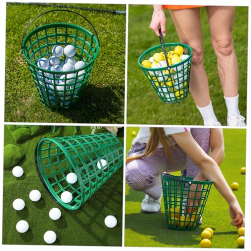 Luxshiny 2pcs Golf Storage Basket Lightweight Plastic Holder for Collecting and Storing up Outdoor Sports - size: 25.00X25.00X14.00CM