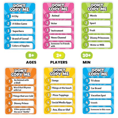 Viral Studios Don't Copy Me | The Party Card Game Where Matching Gets You Eliminated – Fast-Paced Game for Friends, Families, & Game Nights, All Ages