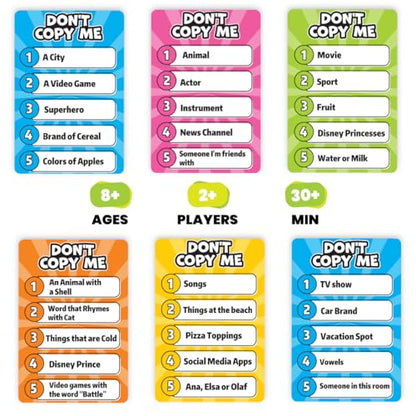 Viral Studios Don't Copy Me | The Party Card Game Where Matching Gets You Eliminated – Fast-Paced Game for Friends, Families, & Game Nights, All Ages