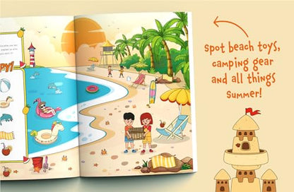 I Spy Summer: Spot Beach Toys, Camping Gear and All Things Summer! A Cute Search and Find Book for Toddlers (I Spy Books for Toddlers)