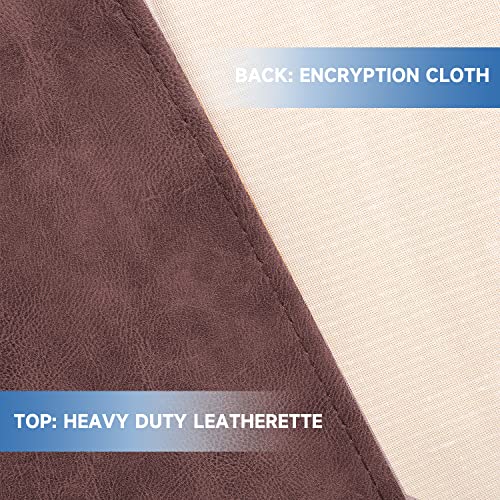GSE Games & Sports Expert Billiard Table Covers, 7'/8'/9' Waterproof & Tearproof Heavy Duty Leatherette Pool Table Cover (Several Colors Available) - color: Brown - 8ft