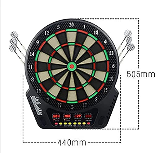 Electronic Dartboard Set, 27 Categories of Games, 243 Gameplays，LED Display Automatic Scoring，Multi-Game Option Darts Machine