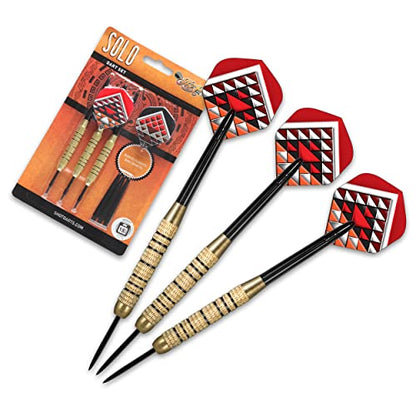 Shot! Darts Solo-Steel Tip Dart Set-18gm-Brass Barrels