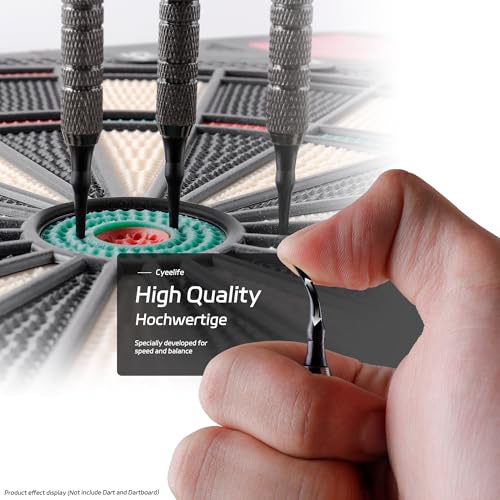 CyeeLife 2BA Thread Soft Tip Dart Points 100 Pack, Plastic Dart Tips Replacement,Darts Accessories - color: 100pcs