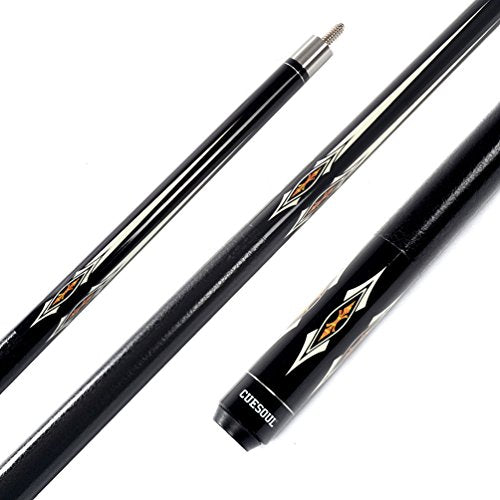 CUESOUL 19oz Pool Cue Sticks with Hard Pool Cue Case - color: E204-E104
