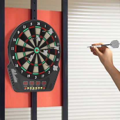 Electronic Dart Board, Innovative Dart Machine with 6 Soft Tip Darts, 27 Game Modes & LED Display for Home or Game Room
