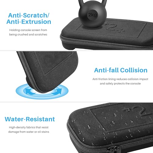 CBDYWVR Carrying Case for Nintendos Switch 2(2025) ,Ultra Slim Premium Portable Travel Case Compatible with Switch 2 Accessories,Switch 2 StorageCase with 10 Game Card Slots,Accessories Storage Bag