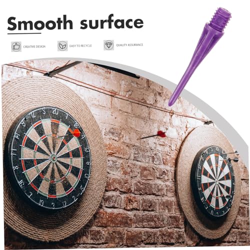 YARNOW Soft Head Point Supplies Replacement Needle with Parts Soft Tip Soft Tip Accessories Soft Tip Flights - color: Purple