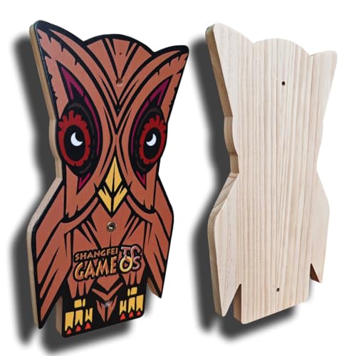 Hook and Ring Toss Game,Ring Hook Games, Outdoor Games,Leisure Games for Adults and Kids,Upgraded Version of The Telescopic Rod,Owl Style