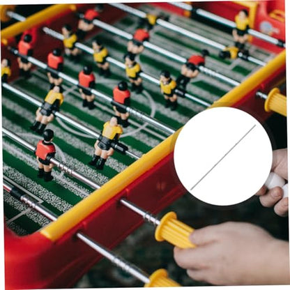 Mini Foosball Table Parts Replacement Metal Rod for Boys and Girls Easy Assembly Comfortable Handle