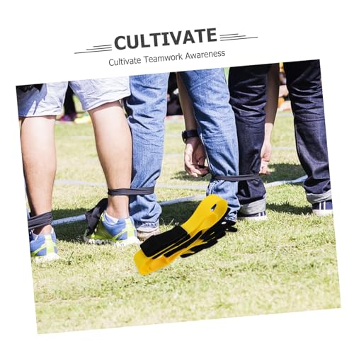 VANZACK 2pcs Race Bands for Outdoor Team Games Cooperative Relay Race Activity for Boys and Girls and Adults for Birthday Parties and Backyard Fun