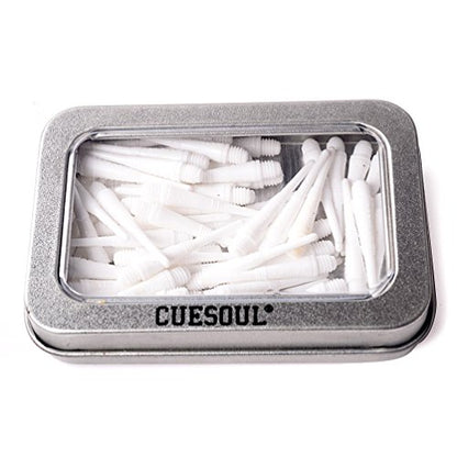 CUESOUL 100 Pieces Soft Tip Points for Soft Tip Darts - color: White