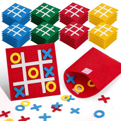 24 Pcs Tic Tac Toe Strategy Board Games for Kids Family, Easter Party Favors Goodie Bag Stuffers for Kids, Classroom Prizes Elementary, Birthday Party Gifts