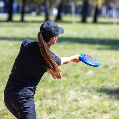 Wham-O Frisbee Heavyweight 200g Flying Disc, 11 Inch Stable Competition Sports Disc, Long Distance and Durable, for Outdoor Activities and Family Fun - color: Blue(2 Pack)