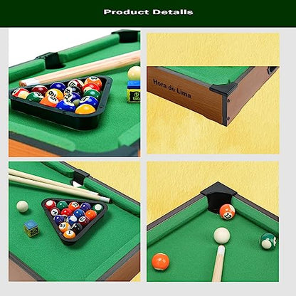 Mini Pool Table for Kids Small Billiards Game Table Top Pool Table Toy for Cat Gift for Kids Cat Pool Table Toy - style: P-20"