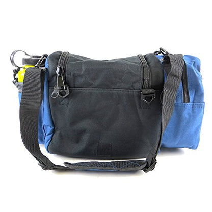 Fade Crunch Disc Golf Bag – Shoulder Strap Design with Insulated Lining for Dual Bag & Cooler Use – Great for Beginner & Intermediate Disc Golfers - color: Blueberry