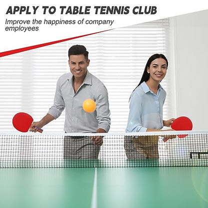 Liliful 8 Pieces Table Tennis Paddle Set Portable Indoor Tennis Rackets Accessories Bulks with 12 Balls and Storage Bag for Indoor Outdoor Adult Professional Games