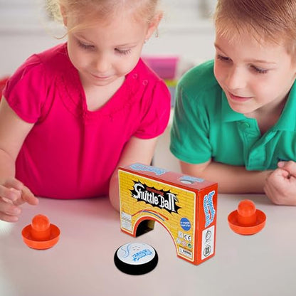 Hockey Pucks, Electric Sliding Hockey Set with 2 Red Hockeyy Pushers, Tabletop Hockeys Hover Puck, Portable Lightweight Table Airs Hockeyy Game Set, Hockeys Airs Table Game for Kids Adults