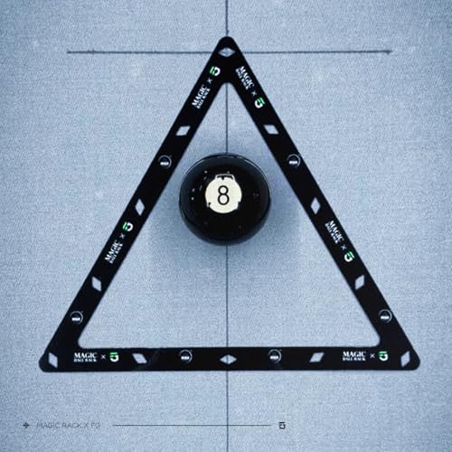Fedor Gorst MagicRack 8-Ball + 9/10-Ball Combo Pack, Precision Rack for Perfect Breaks, Durable Pool Ball Template