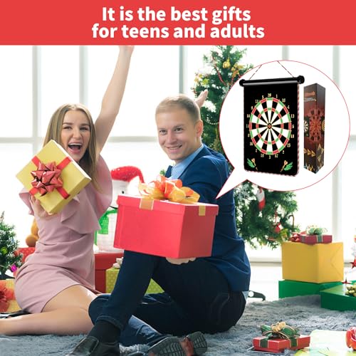 Magnetic Dart Board Games for Kids with 12 Darts Outdoor Toys for Boys Age 8-13 Cool Stuff Gifts Ideas for Teenage Boy Girls Age 8 9 10 11 12 13 14 15 16 Game Room Decor