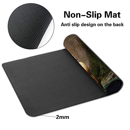 Board Game MTG Playmat Games Size 60X35 cm CCG Compatible for MTG CCG RPG Trading Card Game (Answered Prayers) - color: Answered Prayers