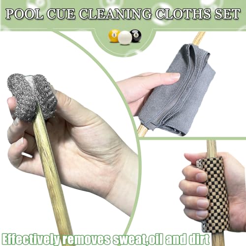 Pool Table Brush Set, Pool Table Brush for Felt & Rail Cleaning, Billiard Table Cleaner Accessories Kit