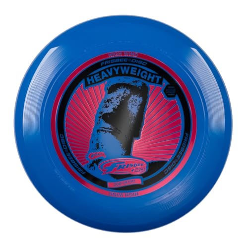 Wham-O Frisbee Heavyweight 200g Flying Disc, 11 Inch Stable Competition Sports Disc, Long Distance and Durable, for Outdoor Activities and Family Fun - color: Blue