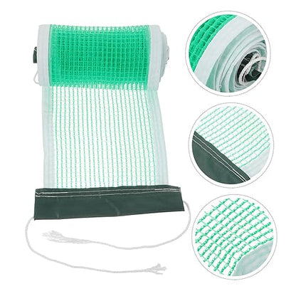 Happyyami Thickened Table Tennis Net for Boys and Girls Portable Indoor/Outdoor Tennis Net Adjustable Height for Backyard Games
