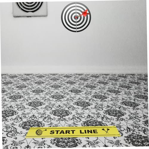 Yardwe 1Sheet Dart Throw Line Marker Durable Game Floor Marker for Dart Players Notice Line for Ground for Parties and Games Enhances Enjoyable Gameplay Experience