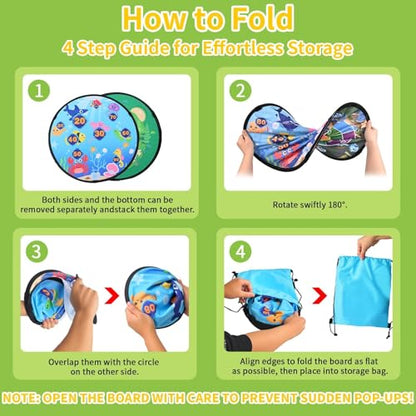 AOSITE Toddler Golf Set, 5 in 1 Kids Golf Set with 3 Golf Clubs, Putting Mat, 4-Sided Chipping Net, Golf Sport for Kid, Indoor Outdoor Kids Sticky Backyard Golf Games Toys Activitie Birthday Gift 3+