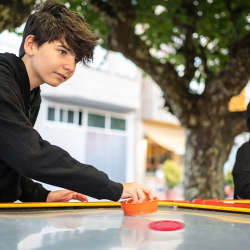2.5 Inch Hockey Pucks, 8 Pcs Air Hockey Pucks Set Durable Puck for Air Hockeys Table - color: Red