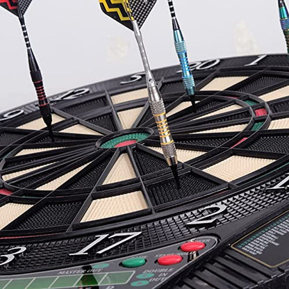 Dart board Electronic Dart board 13.5" Dart Board Electronic Scoreboard Darts Plastic Tips for Electronic Dart Dartboard with LED Display 6 Soft Tip Darts