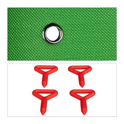 Relaxdays Ludo Mat, XXL, Large Play Mat Including 16 Pawns, 2 Dice, 4 Pegs, Garden, 160 x 180 cm, Coloured