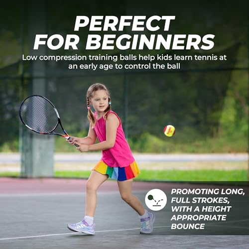 Tourna Low Compression Stage 3 Tennis Ball - style: 3 Pack
