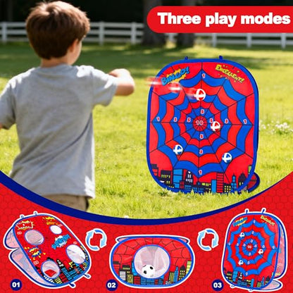 Bean Bag Toss Game Toy, 3-in-1 Corn Bag Toss Board Toy,Family Party Party Supplies for Kids,Gift for Boys Birthday or Christmas for Toddlers Ages 3-10 Year Old