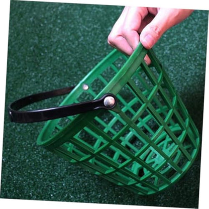 Kisangel Golf Container Handle Golfs Basket for Outdoor Practice Lightweight Design for Driving Ranges and