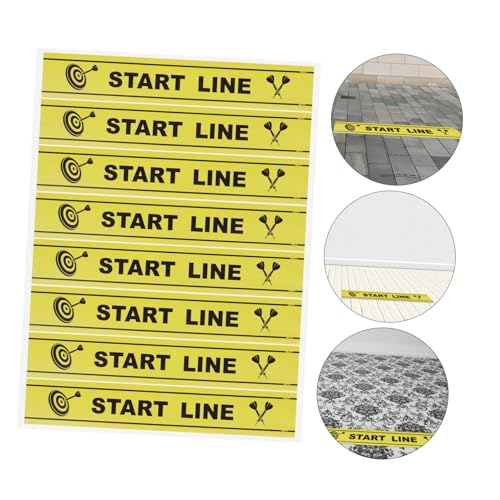 Abaodam Dart Floor Markings Game Throw Line Floor Sticker for Darts Throwing Throwing Line