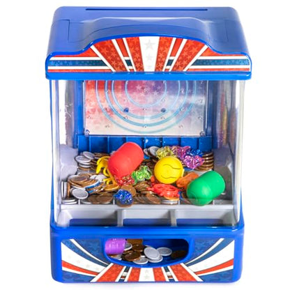 Merchant Ambassador Retro Arcade Electronic: Coin Pusher - Tabletop Game, Push The Coins Over The Edge to Win, 1 Player, Ages 6+ - style: Coin Pusher
