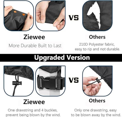 Patio Furniture Covers Outdoor Table Cover Waterproof Rectangular Patio Dining Table Cover Wind Dust Proof Anti-UV Garden Sectional Couch-Cover Table and Chair Set Covers 80"L x 40"W x 29"H Black - color: Standard Size, size: 0 80"L x 40"W x 29"H