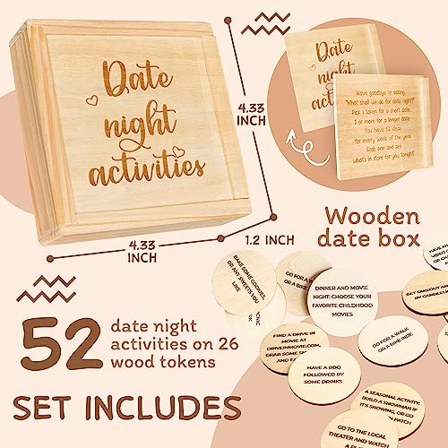 STOFINITY 52 Couples Games Date Night Gifts - Fun Date Ideas Married Couple Gifts for Him Her, Anniversary Wedding Gift for Couples 2025, Date Night Games Activities, Boyfriend Valentines Day Gift