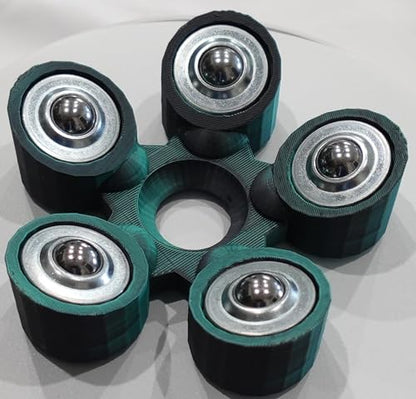 Bowling Ball Spinner - color: Green and Black