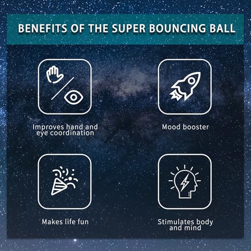 Super Bouncing Ball,Children's Super Hot, Easy to Grasp and Capture Suitable for Children of All Ages, Indoor and Outdoor Games - color: 3 pack-red