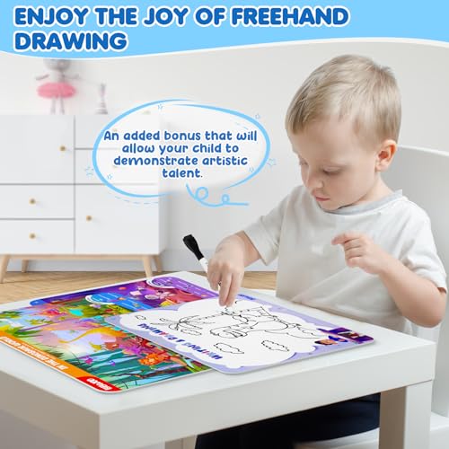 Search and Find Activity Books for Kids Ages 3-5, Travel Games Toys for Car Airplane, Road Trip Activities for Kids Games 4-8, Preschool Learning Activities, Educational Seek Game,Gifts for Boys Girls - style: Mixed Themes