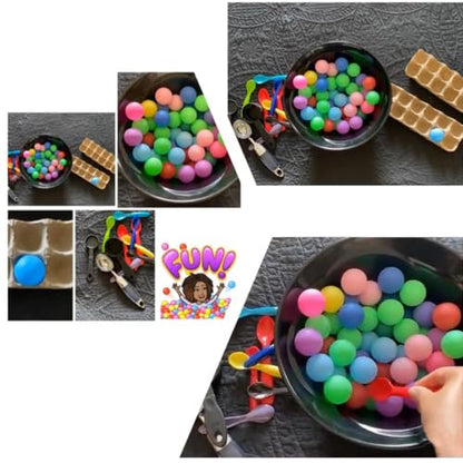 XIPEGPA Table Tennis Balls 30 or 80 Pack Ping Pong Balls 40 mm Entertainment Plastic Balls for Game Party Sports Activities Fun Games Handicrafts