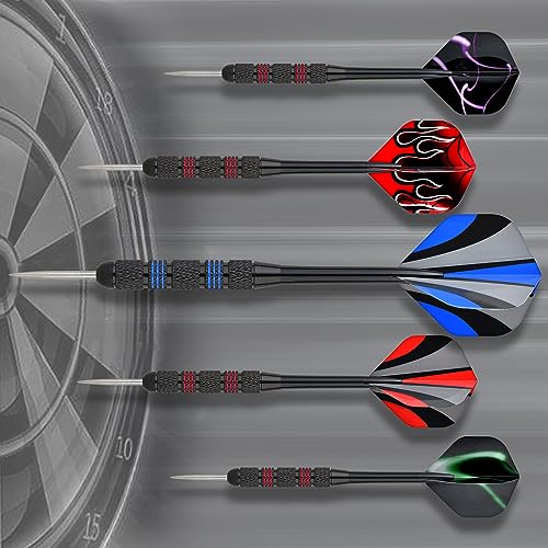 Steel Tip Darts Set 18 Grams15 Pack Steel Barrels - style: m pc 15