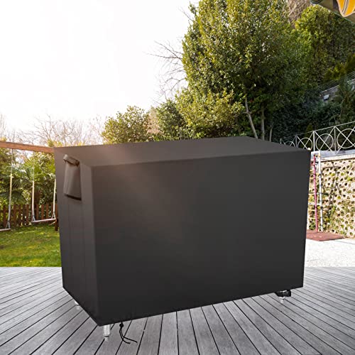 Outdoor Prep Table Cover 60 Inch,Waterproof Fadeproof UV Resistant Patio Stainless Steel Metal BBQ Table Cover All Season Protection for Outdoor Table - 60 x 24 x 35 Inch - size: 60" x 24" x 35"