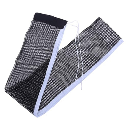 Training Tension Ping Pong Net Portable Table Tennis Table Net Replacement for Any Table(Black) - color: Black